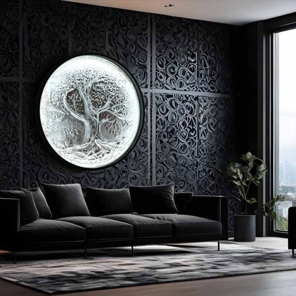 3D Tree Design Wall Panel