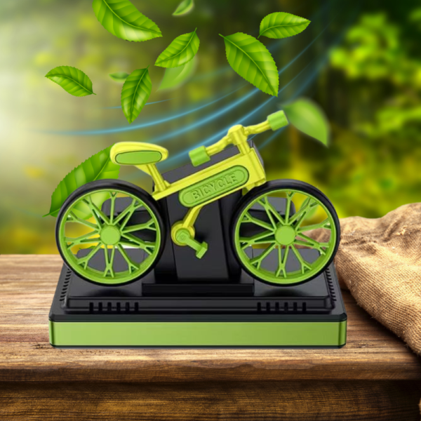 Bicycle Car Solar Perfume, Car Accessories Solar Car Perfumes & Fresheners For Dashboard Pod|Solar bicycle With Fragrance For Car - Image 6